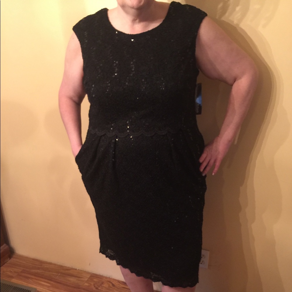 Black sequin Dress